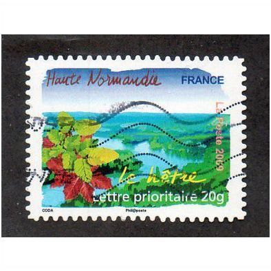 FRA 2009 (56c) 'FLORA- HAUTE NORMANDY' FINE USED (EBID21-087)