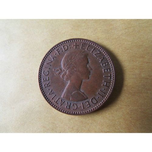 1966 QUEEN ELIZABETH II HALFPENNY FREE POST. AK