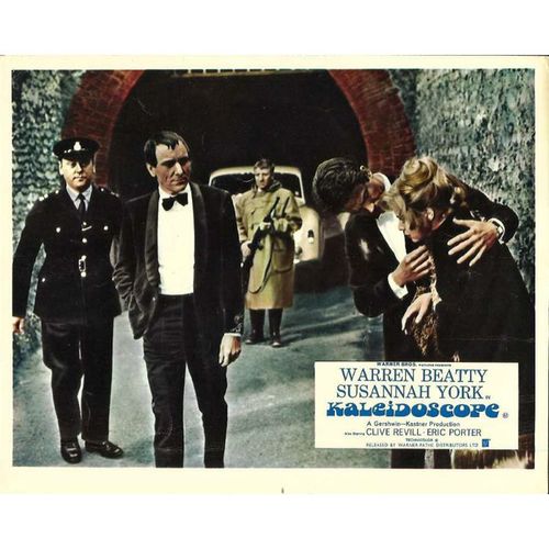KALEIDOSCOPE Warren Beatty, Susannah York 1966 F-O-H Stills Set (8)