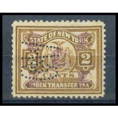 Used Revenue 2c N.Y. Stock Transfer Fine WA2748