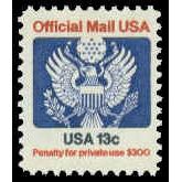 O129 13c Eagle Fine MNH G0618