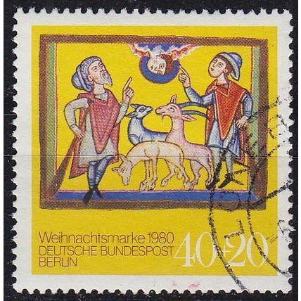 GERMANY BERLIN [1980] MiNr 0633 ( O/used ) Weihnachten