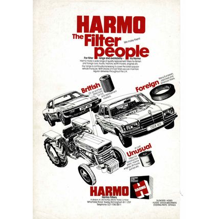 Harmo Filter Catalogue 1978 PDF