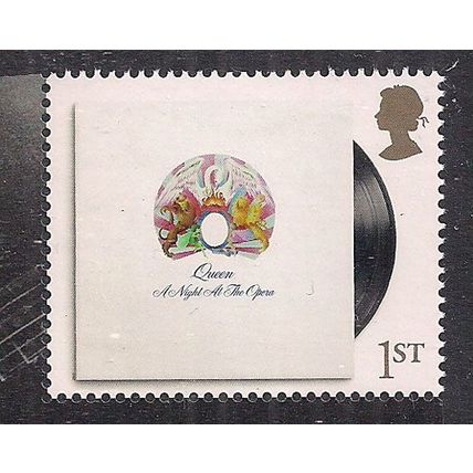 GB 2020 QE2 1st Music Giant Queen 1975 Night at Opera Umm SG 4390 Ex DY 35 (R383