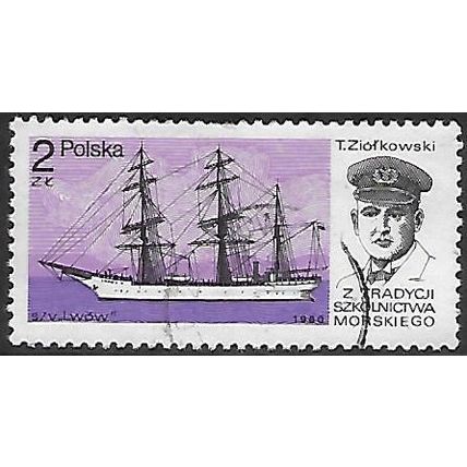 Mi 2699: 2 Zl. multicoloured Polish Merchant Navy School
