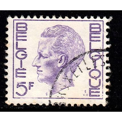Belgium 1972 King Baudouin 5F Used Stamp.