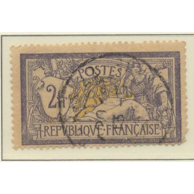 France Stamp Scott #126, Unused, Cancelled with Full Gum, Crease