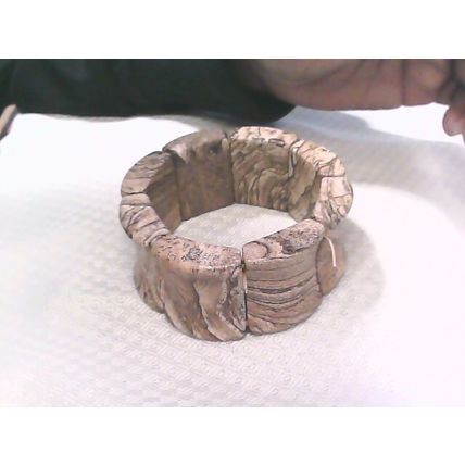 Wide Marble stone stretchy bracelets