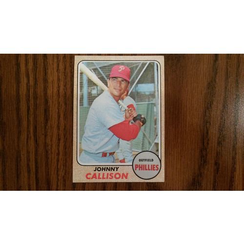 1968 Topps Card # 415 Johnny Callison Very Good (3) Philadelphia Phillies