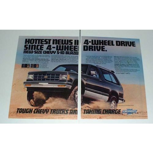 1982 Chevrolet 4x4 Chevy S-10 Blazer Sport Ad!