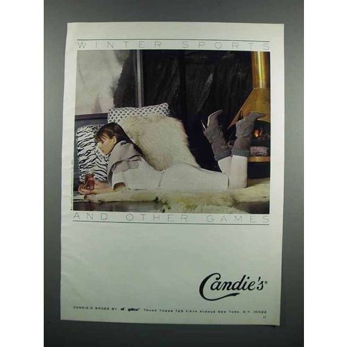 1983 El Greco Candie's Shoes Ad - Winter Sports
