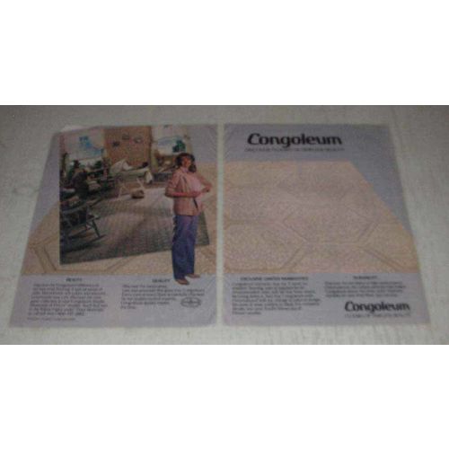1983 Congoleum Pavillion Citadel Style 52018 Floor Ad