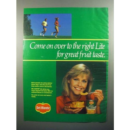 1984 Del Monte Lite Peaches Ad - Come On Over