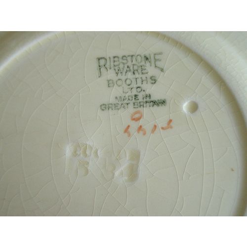 Booths Ribstone Ware Coffee Cup & Small Plate