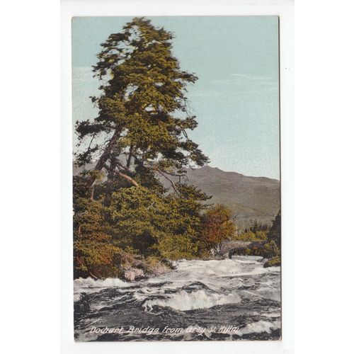Douchart Bridge from Arey St Killin Postcard Perthshire 6742