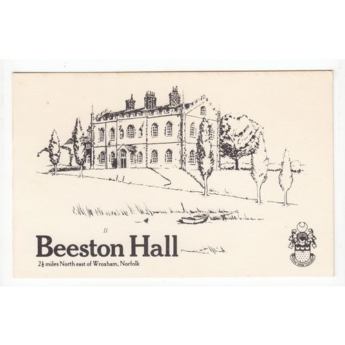 Beeston Hall Beeston St Lawrence Postcard Near Wroxham Norfolk