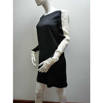 American Retro 'ANDERS' L/S Short Dress UK 10 or 12 BNWT