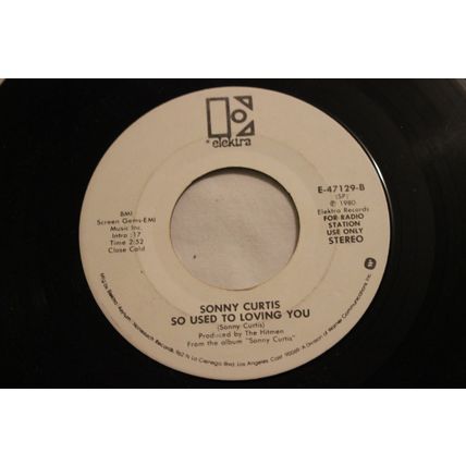 Sonny Curtis Promo 45-GOOD OL' GIRLS/SO USED TO LOVING YOU STEREO