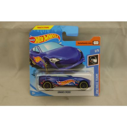 Hot Wheels 2020 Track Stars Grand Cross HW Race Team 1/5 Short Card Diecast Car