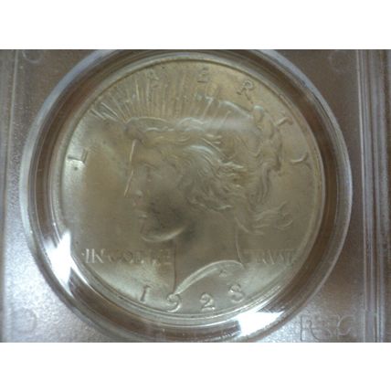 1923 Peace Silver Dollar PCGS MS63