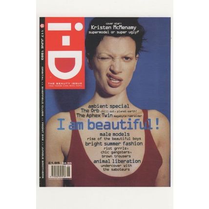 Kristen McMenamy Australian Supermodel 1993 Covergirl Postcard