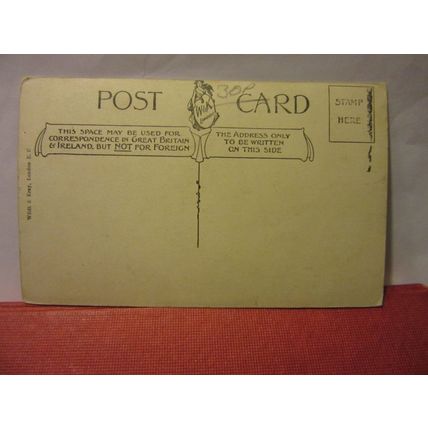 REREDOS, ST. PAUL'S CATHEDRAL, LONDON unused antique postcard by Widlt & Kray =