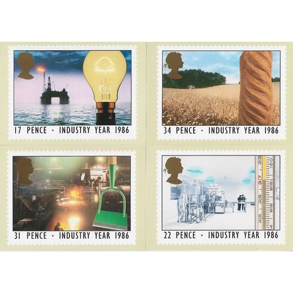 GB 1986 January PHQ M set of 4 Industry Year