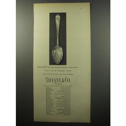 1955 Tiffany & Co. Sterling Silver Ad - Silver with the special qualities