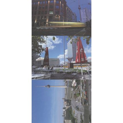 AM Hackeschen Berlin Car Alexanderplatz 3x German Transport Postcard s