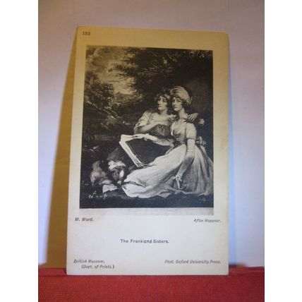 THE FRANKLAND SISTERS by W ward. unused antique postcard #