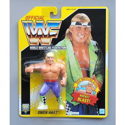 wwf ljn hasbro wrestling superstars series 7 owen hart wrestling figure