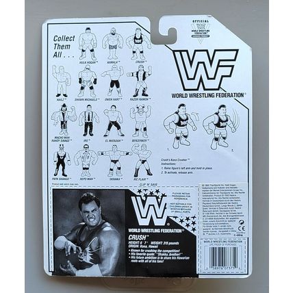 wwf ljn hasbro wrestling superstars series 7 crush wrestling figure