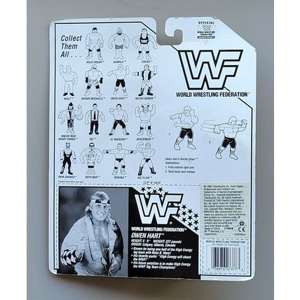 wwf ljn hasbro wrestling superstars series 7 owen hart wrestling figure