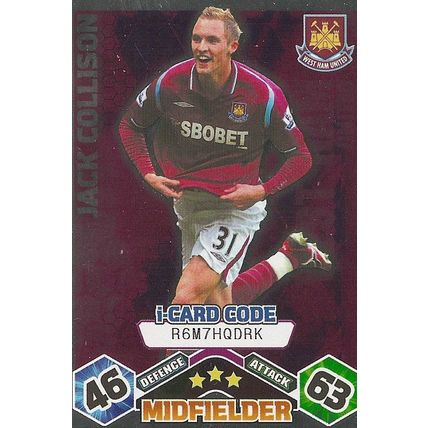 Match Attax Extra 2009/10 Collection: I-Card, West Ham United - Collison