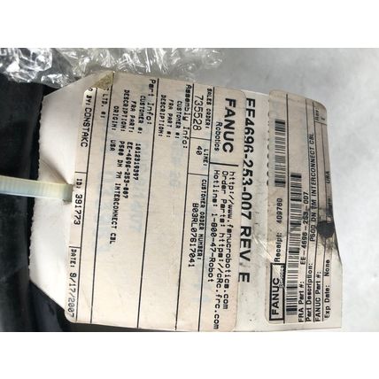 NEW FANUC EE-4696-253-007, PO# 435598 CABLE,Ag