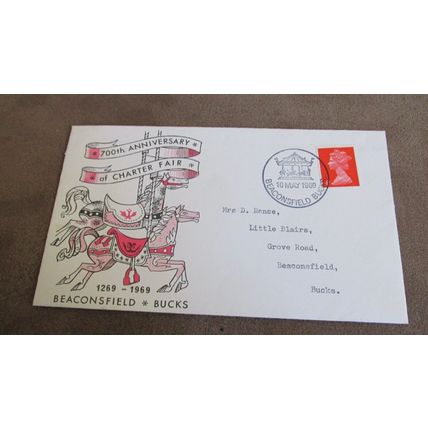 1969 GB Cover - The Charter Fair, Beaconsfield - Buckinghamshire