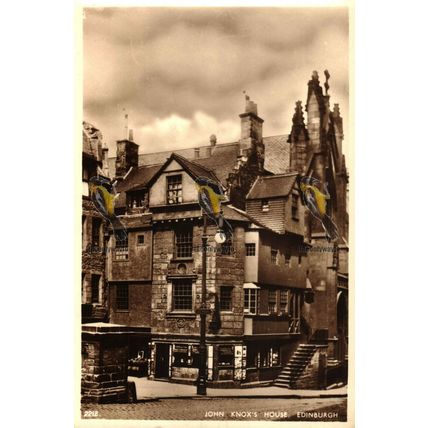 John Knox's House, Edinburgh, 2212 RP Edward's Postcard