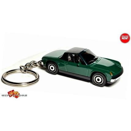 RARE KEYCHAIN GREEN PORSCHE 914/6 CUSTOM Ltd EDITION GREAT GIFT NOVELTY