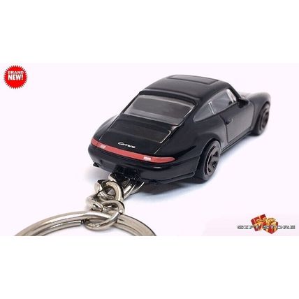 RARE KEYCHAIN BLACK PORSCHE 911 S/RS CARRERA GREAT GIFT For DESK DISPLAY