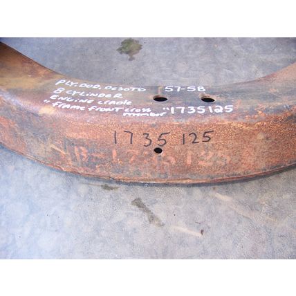 1957 58 PLYMOUTH DODGE DESOTO FRAME FRONT CROSS MEMBER ENGINE CRADLE NOS 1735125