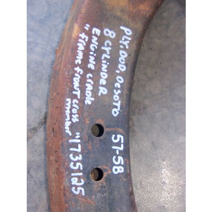 1957 58 PLYMOUTH DODGE DESOTO FRAME FRONT CROSS MEMBER ENGINE CRADLE NOS 1735125