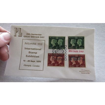 1970 Cover - Philympia Stamp Exhibition - Victoria / George Brown & Green