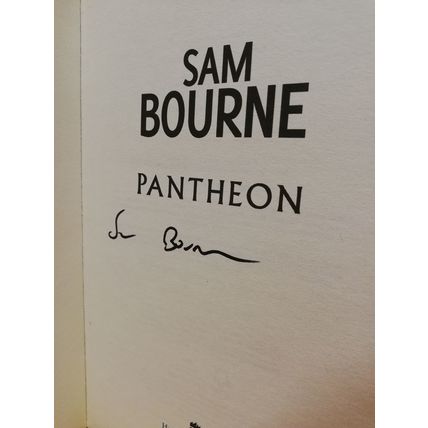 Pantheon - Sam Bourne - 1st U.K Edition - 1st Print - Signed Copy - Hbk - 2012