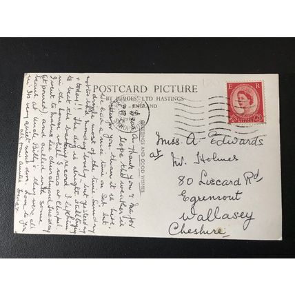 Vintage Postcard Craig Coch Dam Elan Valley Rhayader Wales 1960 VGC