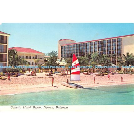 D031093 Sonesta Hotel Beach. Nassau. Bahamas. Bob Glander. Plastichrome. Calypso