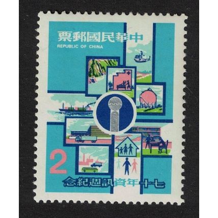 Taiwan Information Week 1981 MNH SG#1416