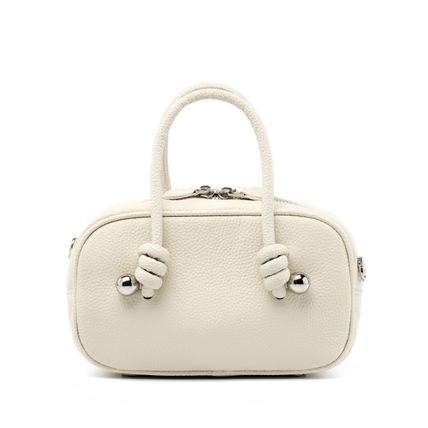 Genuine Leather Women Handbag Purse Top Handle Shoulder Crossbody Bag White