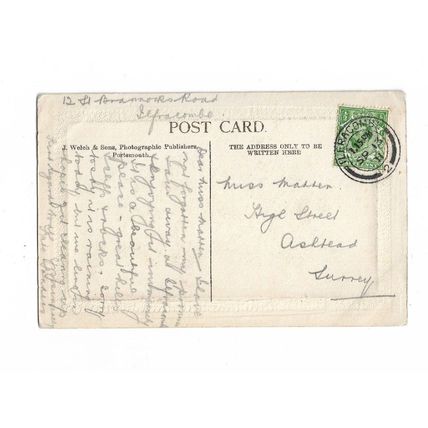 View From Capstone Hill, Ilfracombe, Devon, Embossed Postcard.