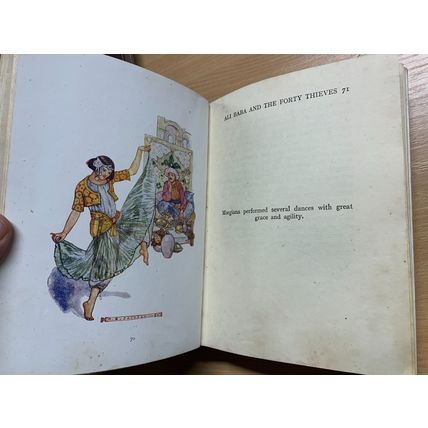 c1920 "TALES FROM THE ARABIAN NIGHTS" AE JACKSON ART FICTION ANTIQUE BOOK (P4)