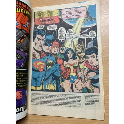 DC COMICS JUSTICE LEAGUE OF AMERICA #175 FEB 1980 (NM-) COMIC (LL)
